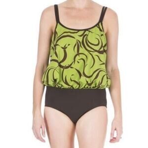 MAINSTREAM Full Coverage Blouson One Piece Swimsuit